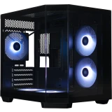 Корпус XASTRA QT400M 5ARGB-FC-C6-AC Black (QT400M-2FA24A-1FC12A-C6-AC)