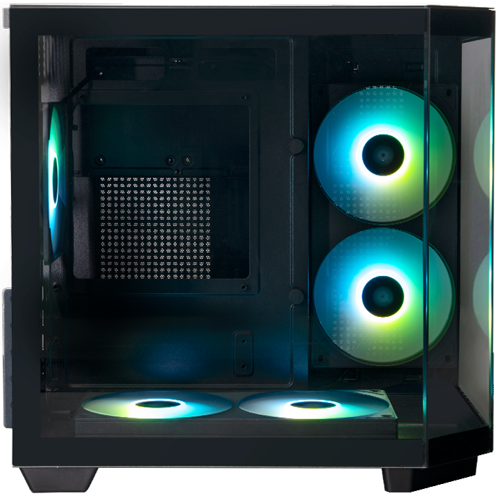 Корпус XASTRA QT400M 5ARGB-FC-C6-AC Black - QT400M-2FA24A-1FC12A-C6-AC - фото 4