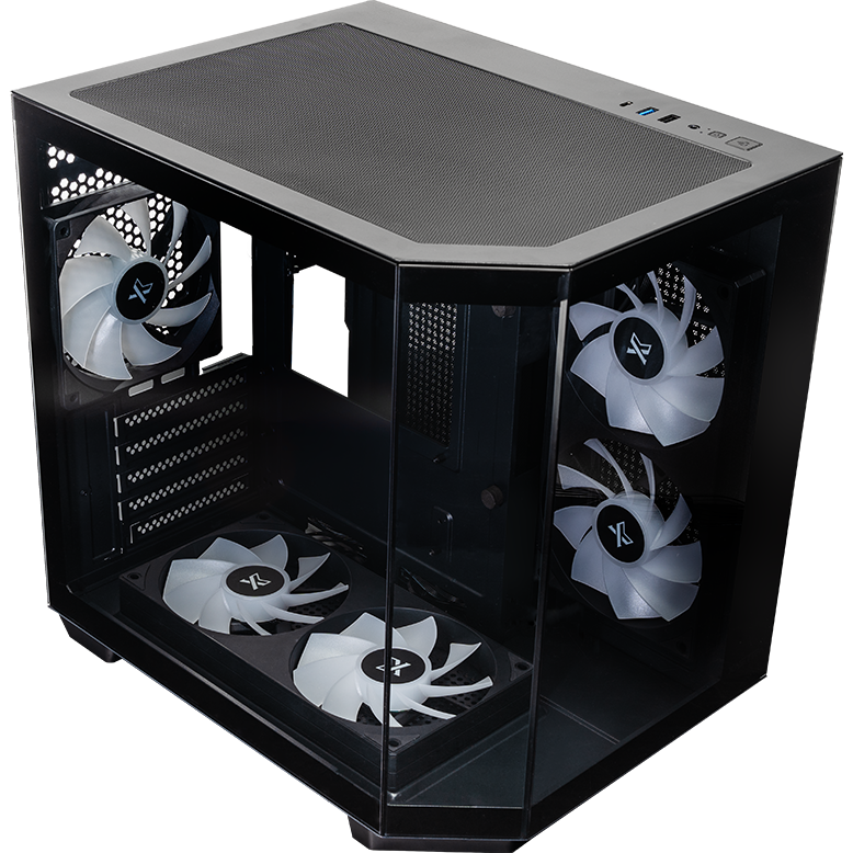 Корпус XASTRA QT400M 5ARGB-FC-C6-AC Black - QT400M-2FA24A-1FC12A-C6-AC - фото 7