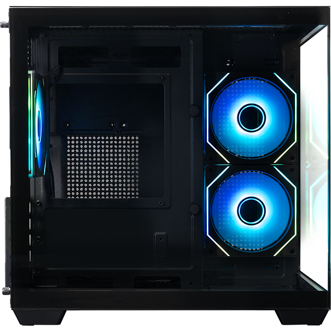Корпус XASTRA QW400M 3ARGB-C6-AC Black - QW400M-3FM12A-C6-AC - фото 4