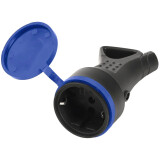 Электрическая розетка Filum FL-CS-P-EU-IP44-BL