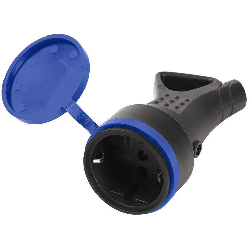 Электрическая розетка Filum FL-CS-P-EU-IP44-BL