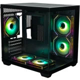 Корпус XASTRA QW400M 5ARGB-C6-AC Black (QW400M-5FM12A-C6-AC)