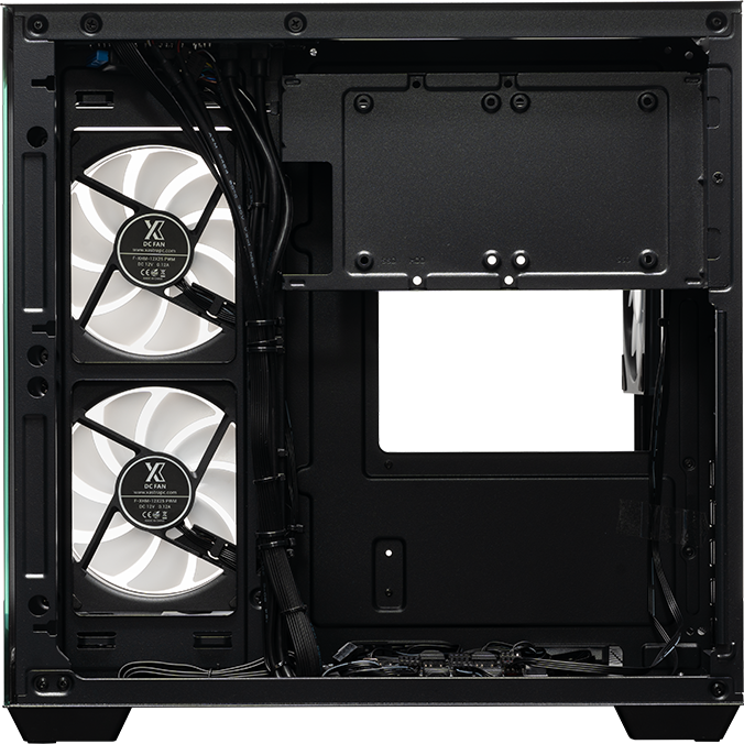 Корпус XASTRA QW400M 5ARGB-C6-AC Black - QW400M-5FM12A-C6-AC - фото 8