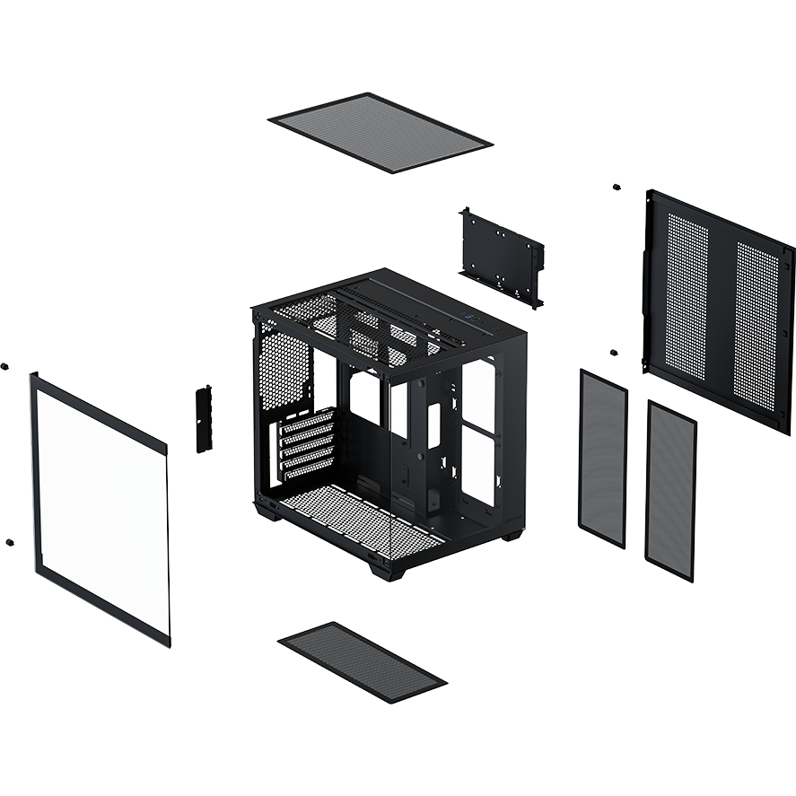 Корпус XASTRA QW400M 5ARGB-C6-AC Black - QW400M-5FM12A-C6-AC - фото 12