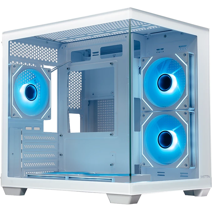 Корпус XASTRA QW400M 5ARGB-C6-AC White - QW400M-5FM12A-C6-AC-WH