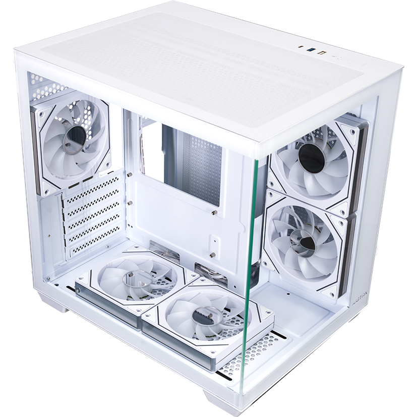 Корпус XASTRA QW400M 5ARGB-C6-AC White - QW400M-5FM12A-C6-AC-WH - фото 6