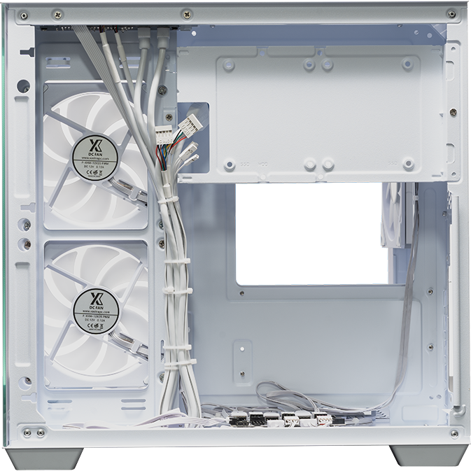 Корпус XASTRA QW400M 5ARGB-C6-AC White - QW400M-5FM12A-C6-AC-WH - фото 8