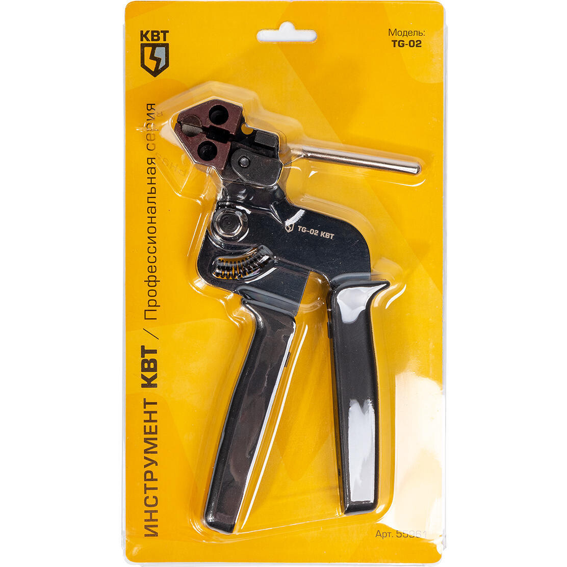 Инструмент для монтажа стяжек КВТ TG-02 - 55961 - фото 5