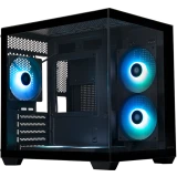 Корпус XASTRA QW400M 5ARGB-FC-C6-AC Black (QW400M-2FA24A-1FC12A-C6-AC)