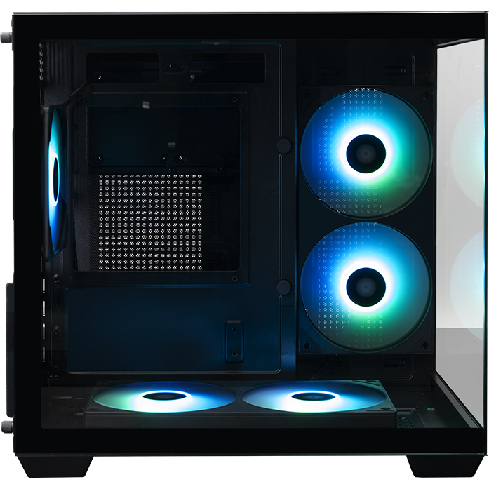 Корпус XASTRA QW400M 5ARGB-FC-C6-AC Black - QW400M-2FA24A-1FC12A-C6-AC - фото 4