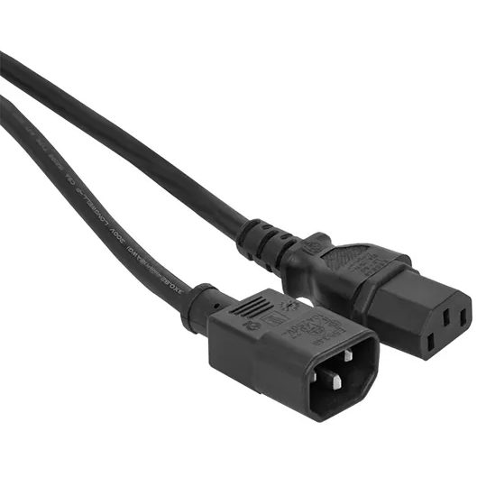 Кабель питания C13 - C14, 3м, EKF TRC-PCA-C13-C14-3M
