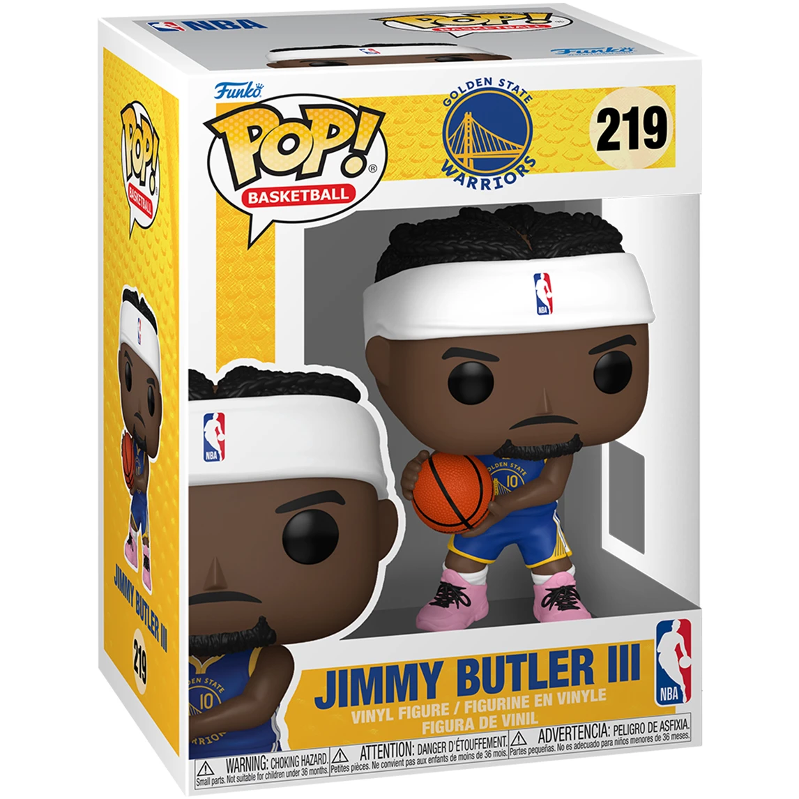 Фигурка Funko POP! NBA Warriors Jimmy Butler III - 92390 - фото 2