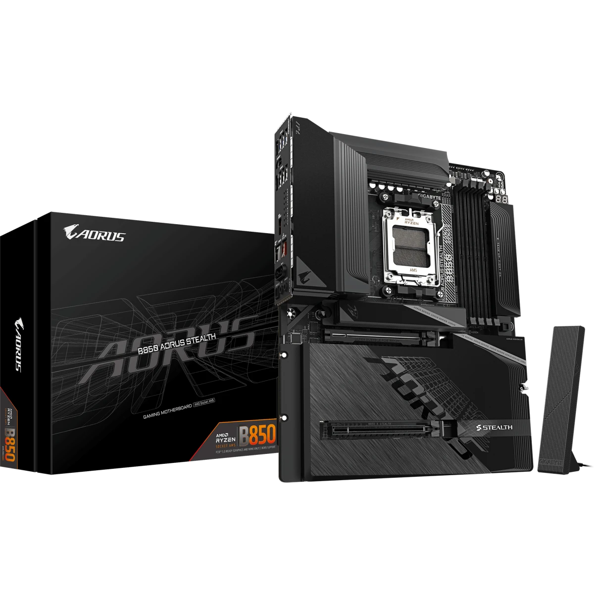 Материнская плата Gigabyte B850 AORUS STEALTH - фото 6