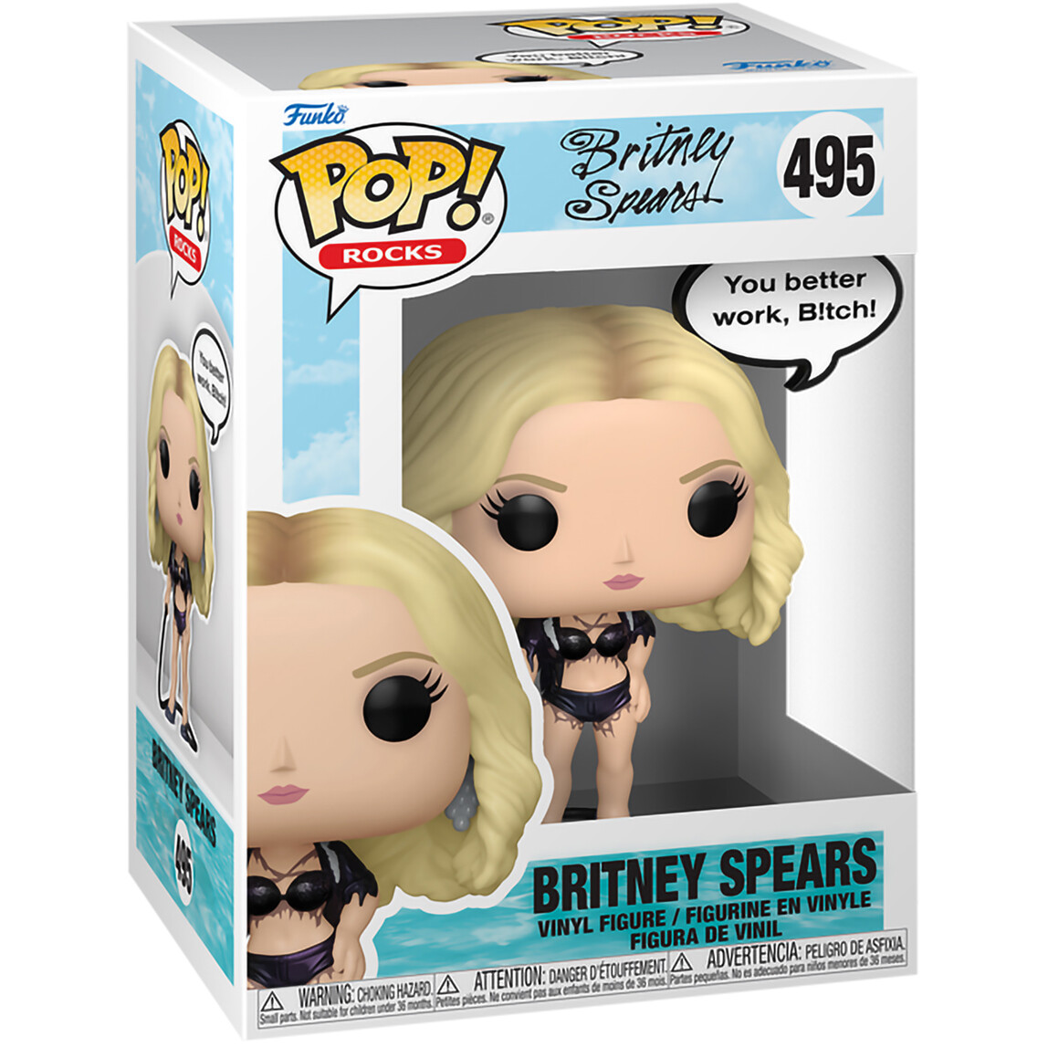 Фигурка Funko POP! Rocks Britney Spears (You better work) - 90136 - фото 2