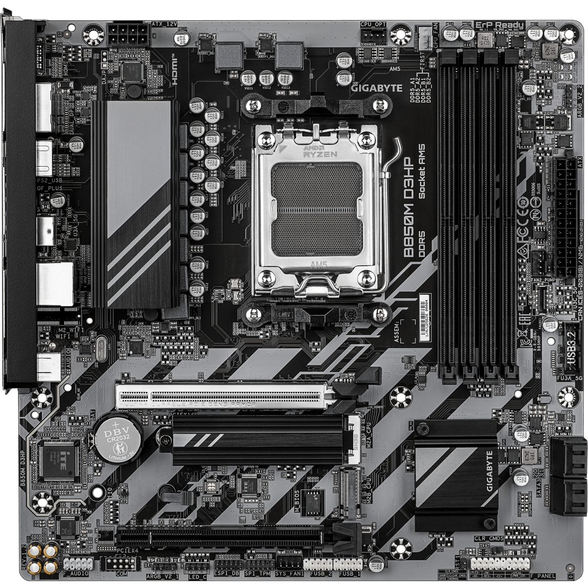 ПК AMD Ryzen 5 8600G / NVIDIA RTX 5060 / 16 ГБ / SSD 480 ГБ