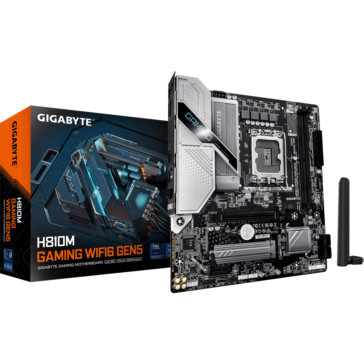Материнская плата Gigabyte H810M GAMING WIFI6 GEN5 - фото 4