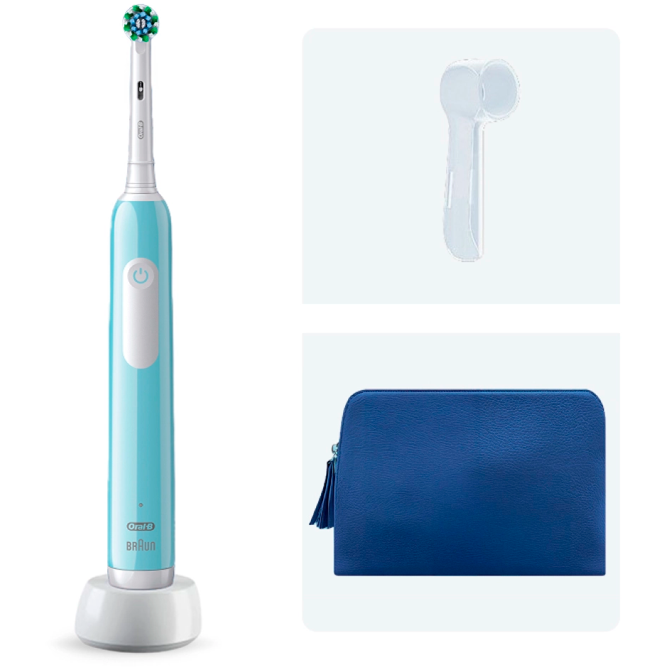 Зубная щётка Oral-B Pro 1 Cyan (80870244) - фото 2