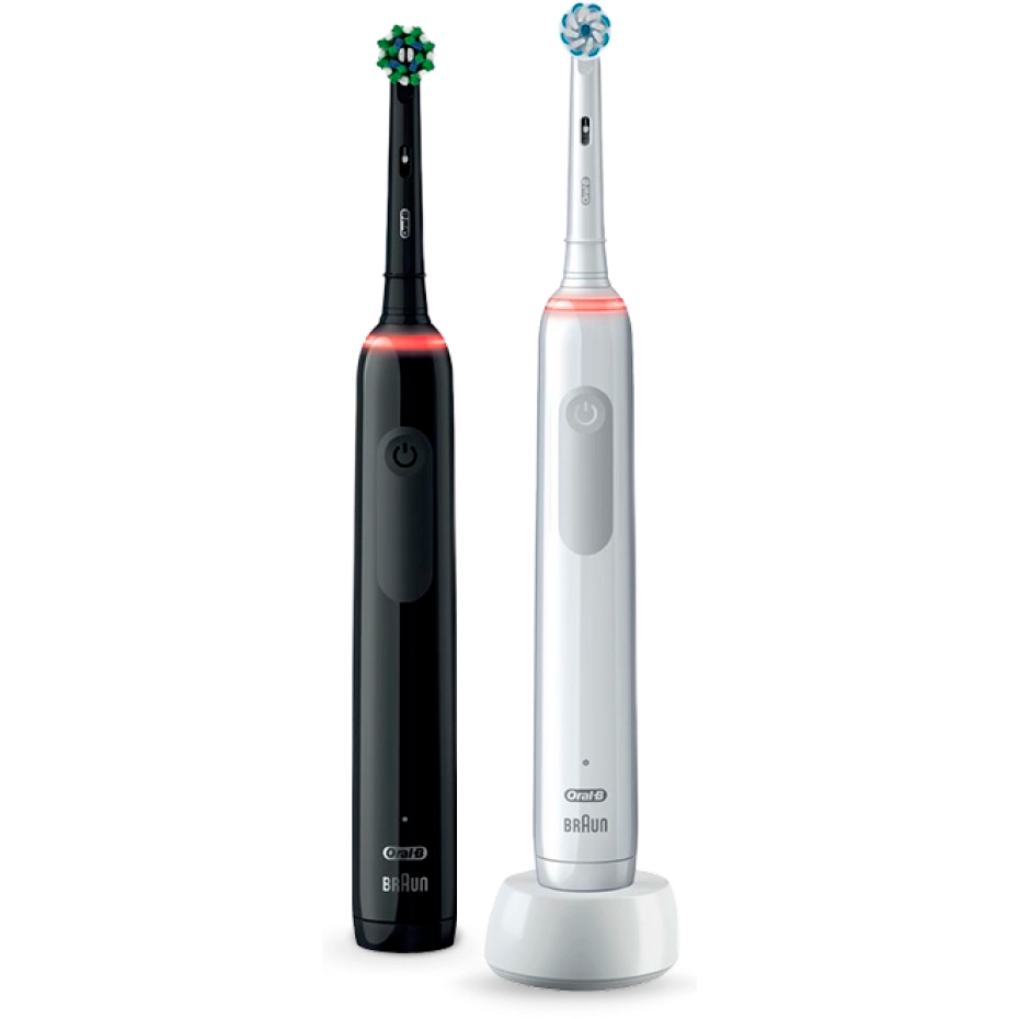 Зубная щётка Oral-B Pro 3 Black/White (2 шт) - D505.513.3X