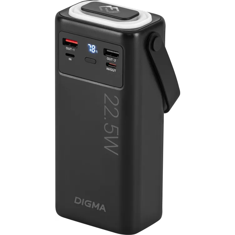 Внешний аккумулятор Digma DGPF30B Black - DGPF30B22PBK - фото 2