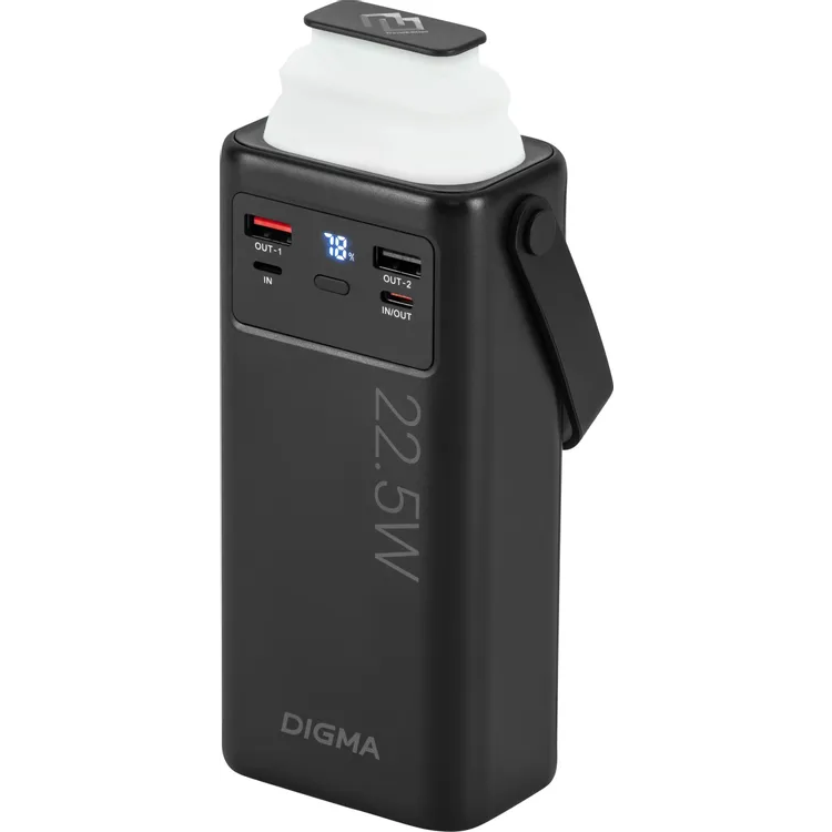 Внешний аккумулятор Digma DGPF30B Black - DGPF30B22PBK - фото 3