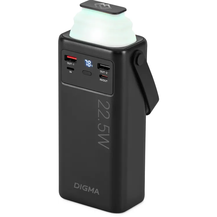 Внешний аккумулятор Digma DGPF30B Black - DGPF30B22PBK - фото 4