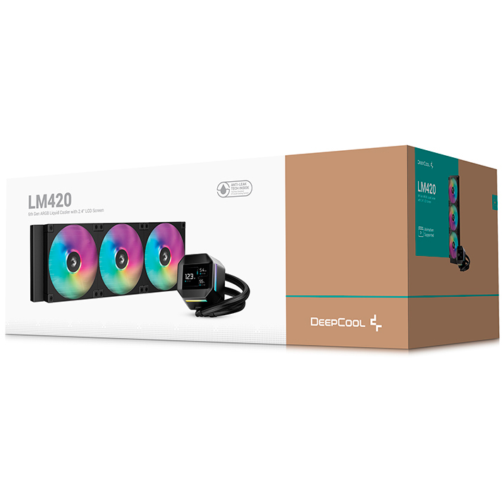 Система жидкостного охлаждения DeepCool LM420 - R-LM420-BKDMMC-1 - фото 6