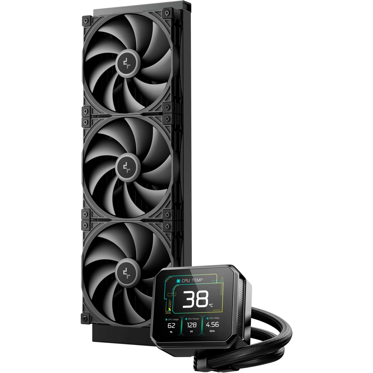 Система жидкостного охлаждения DeepCool SPARTACUS 420 - R-SPT420-BKDSMP-G-1 - фото 2