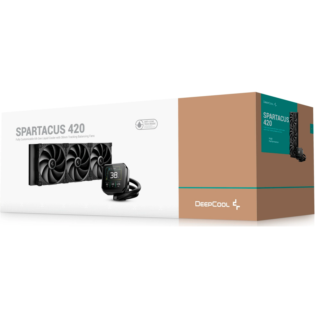 Система жидкостного охлаждения DeepCool SPARTACUS 420 - R-SPT420-BKDSMP-G-1 - фото 8