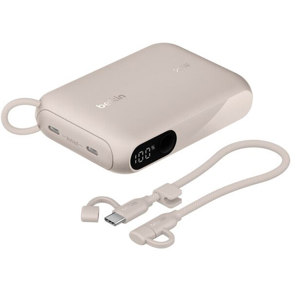 Внешний аккумулятор Belkin BoostCharge Power Bank 10K with Display Sand - BPB027hqSD - фото 6