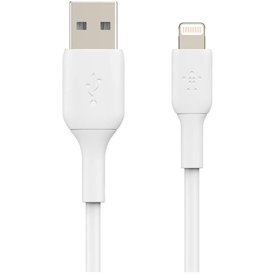 Кабель USB - Lightning, 1м, Belkin CAA001bt1MWH2PK (2 шт.) - фото 2