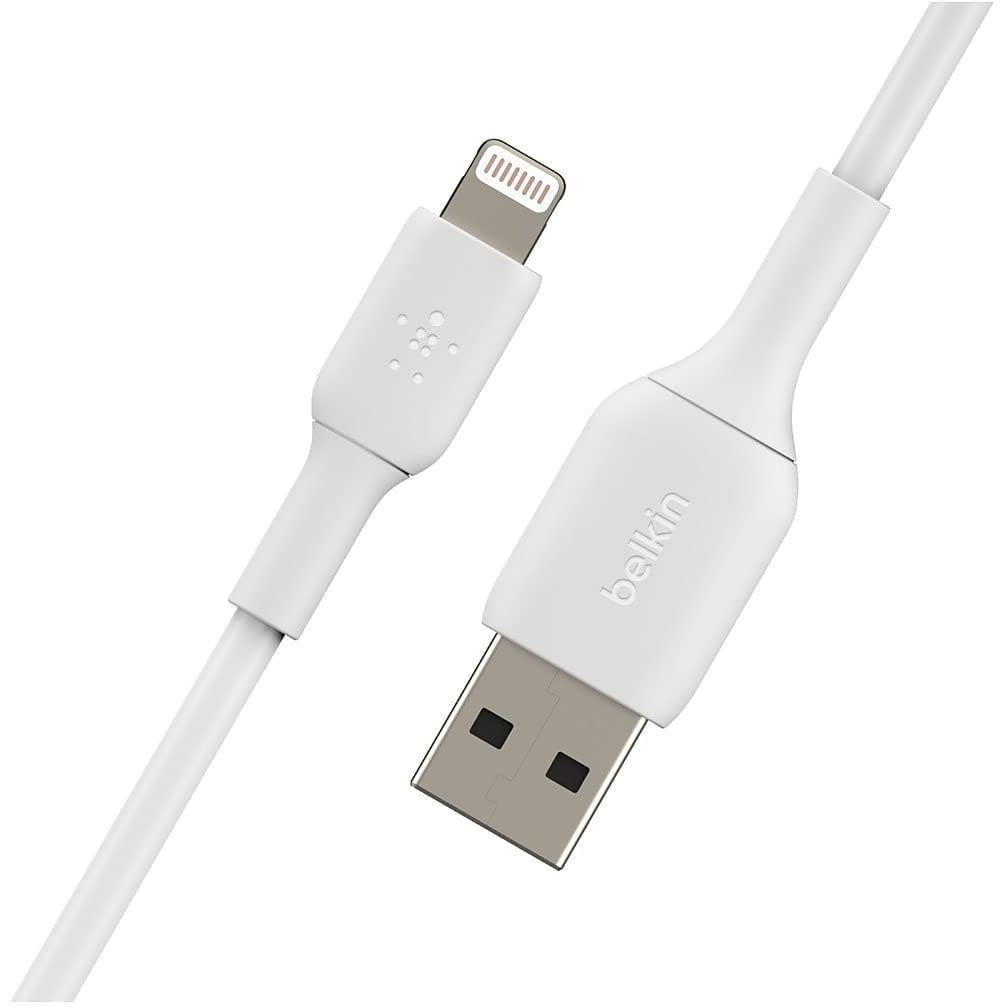 Кабель USB - Lightning, 1м, Belkin CAA001bt1MWH2PK (2 шт.) - фото 3