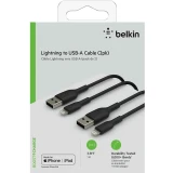 Кабель USB - Lightning, 1м, Belkin CAA001bt1MBK2PK (2 шт.)