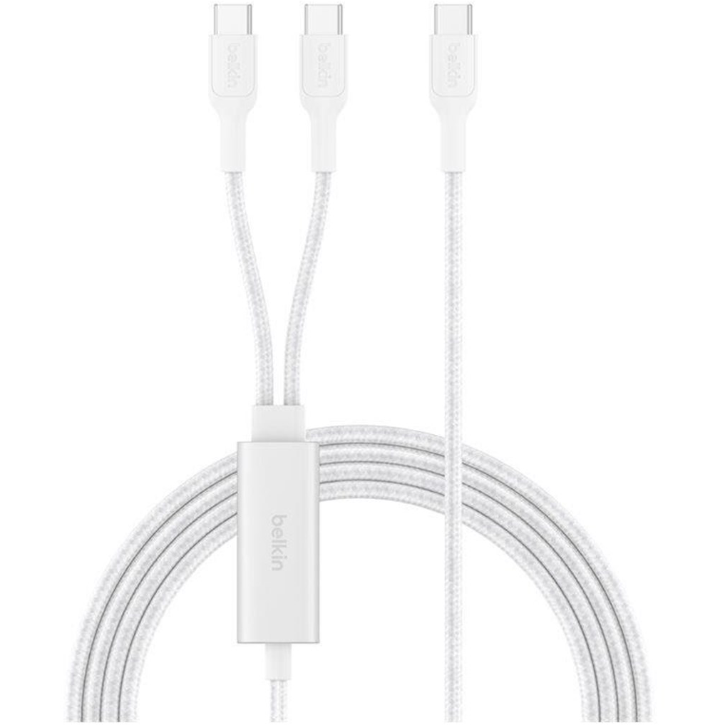 Кабель USB Type-C - 2x USB Type-C, 1.5м, Belkin CAC004hq1.5MWH