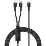 Кабель USB Type-C - 2x USB Type-C, 1.5м, Belkin CAC004hq1.5MBK
