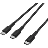 Кабель USB Type-C - 2x USB Type-C, 1.5м, Belkin CAC004hq1.5MBK