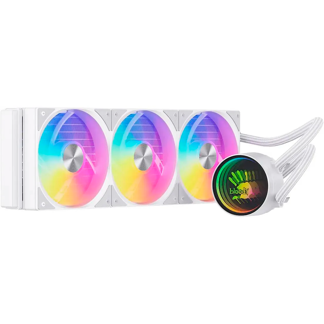 Система жидкостного охлаждения Bloody LC-11 White - LC-11-ARGB360-WH - фото 3