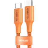 Кабель USB Type-C - USB Type-C, 1м, UGREEN L520 Orange (95493)