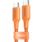 Кабель USB Type-C - USB Type-C, 1м, UGREEN L520 Orange - 95493