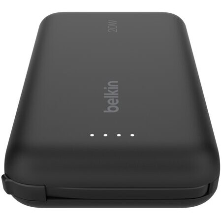 Внешний аккумулятор Belkin BoostCharge Power Bank 10K with Integrated Cable Black - BPB021hqBK - фото 5