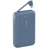 Внешний аккумулятор Belkin BoostCharge Power Bank 10K with Integrated Cable Blue (BPB021hqBL)