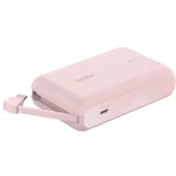 Внешний аккумулятор Belkin BoostCharge Power Bank 10K with Integrated Cable Pink (BPB021hqPK)