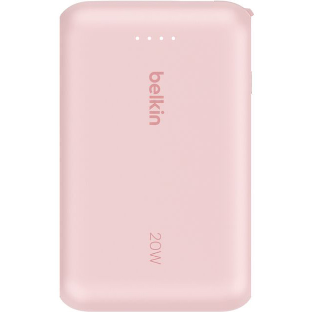 Внешний аккумулятор Belkin BoostCharge Power Bank 10K with Integrated Cable Pink - BPB021hqPK - фото 4