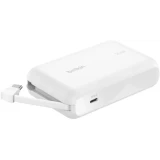 Внешний аккумулятор Belkin BoostCharge Power Bank 10K with Integrated Cable White (BPB021hqWH)