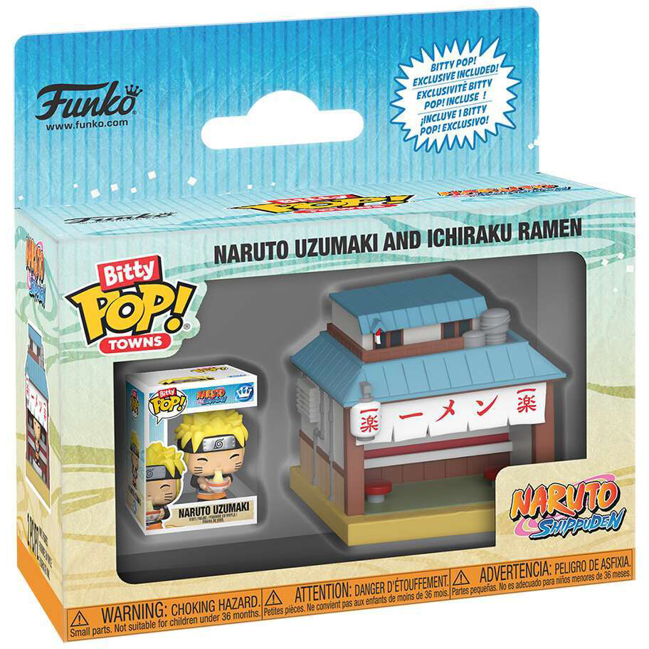 Фигурка Funko Bitty POP! Towns Naruto Shippuden Naruto Uzumaki and Ichiraku Ramen - 89867 - фото 2