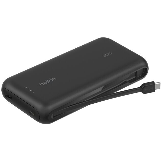 Внешний аккумулятор Belkin BoostCharge Power Bank 20K with Integrated Cable Black - BPB024hqBK - фото 3