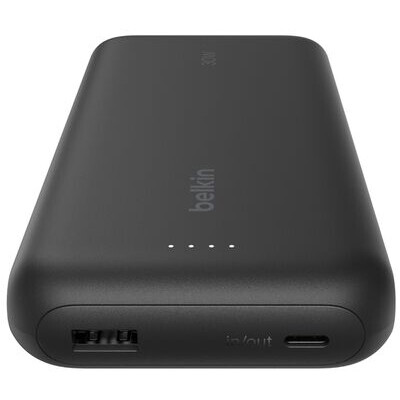Внешний аккумулятор Belkin BoostCharge Power Bank 20K with Integrated Cable Black - BPB024hqBK - фото 4