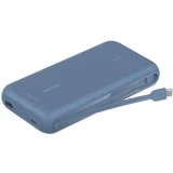 Внешний аккумулятор Belkin BoostCharge Power Bank 20K with Integrated Cable Blue (BPB024hqBL)