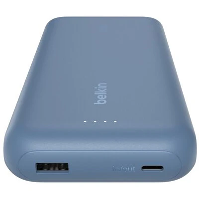 Внешний аккумулятор Belkin BoostCharge Power Bank 20K with Integrated Cable Blue - BPB024hqBL - фото 4