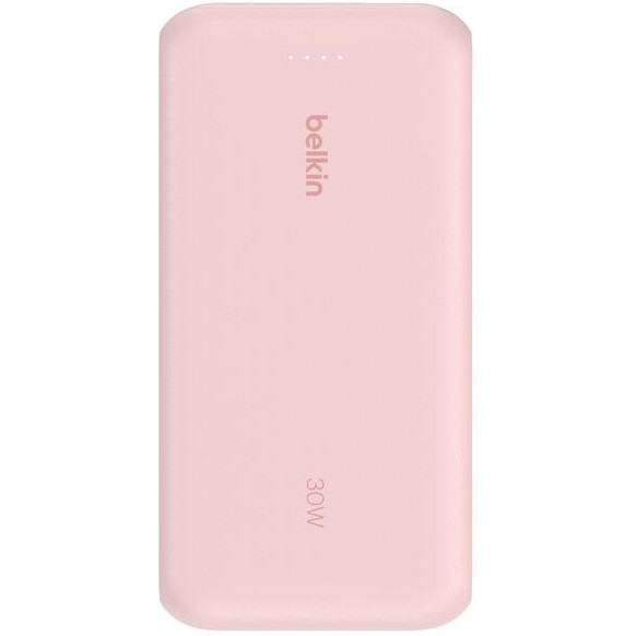 Внешний аккумулятор Belkin BoostCharge Power Bank 20K with Integrated Cable Pink - BPB024hqPK